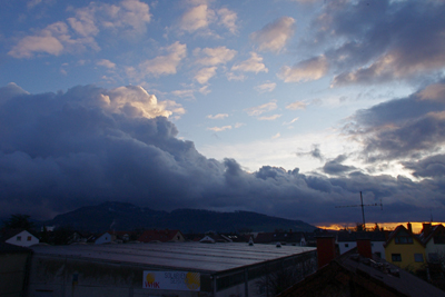 Heute Abend, Freiburg, Blickrichtung Sch&ouml;nberg